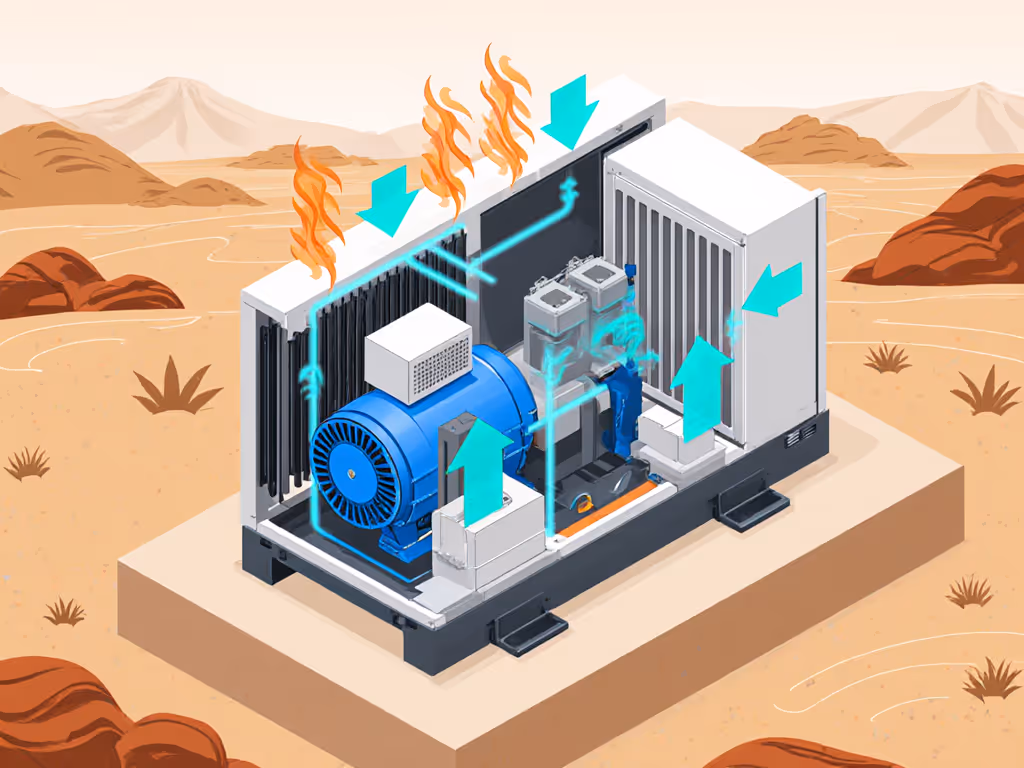 compressor_heat_management_and_ventilation_in_desert_climates