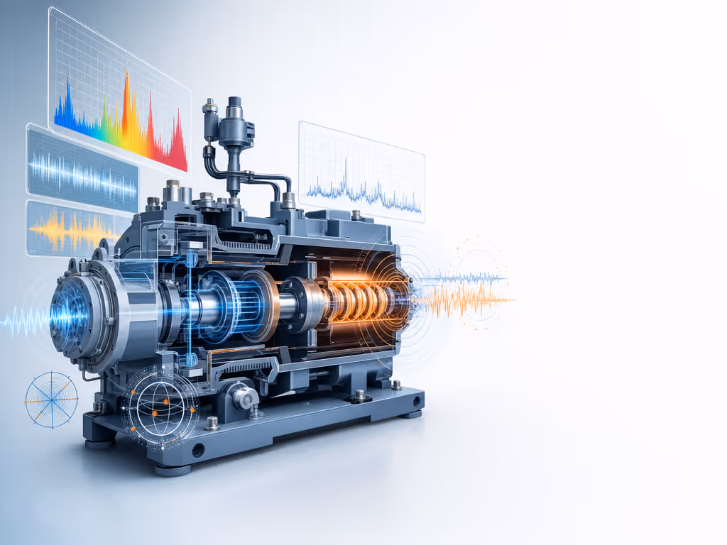 compressor_vibration_spectrum_and_airborne_tonal_noise_diagnostic_diagram